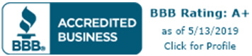 BBB Accredited Business | BBB Rating: A+ As Of 5/13/2019 | Click For Profile